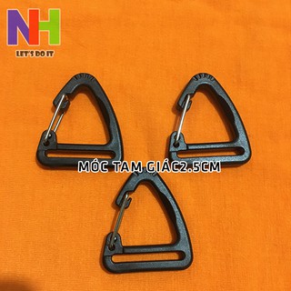 Móc khóa tam giác nhựa [10 cái]