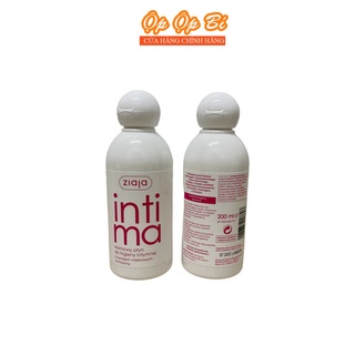 Dung Dịch Vệ Sinh Phụ Nữ Intima Hồng Bổ Sung Axit Lactic  - Hàng Nội Địa Full Bill , Date Mới Nhất 200ml