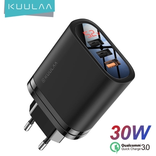 Củ Sạc Nhanh KUULAA Tiện Dụng Chất Lượng Cao Hỗ Trợ 3 Cổng USB 3.0