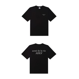 Áo thun ngắn tay cổ tròn ADLV Black Basic 2 Đen ADLV Unisex