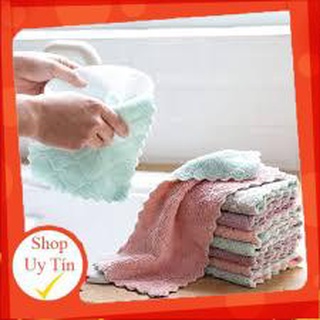 Set 10 Khăn lau 2 mặt đa năng mềm mịn xịn xò (GIÁ TỐT)