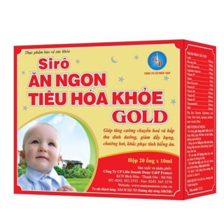 Sỉo Ăn ngon tiêu hoá khoẻ gold hộp 20 ống