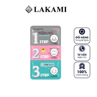 Miếng lột mụn đầu đen 3 bước Bioaqua ( lakami.beauty )