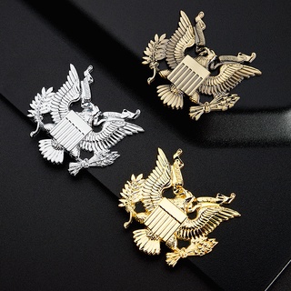 Logo dán xe huy hiệu đại bàng Mỹ Bpluribus Unum 6.5x6.3cm