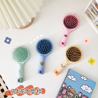 Lược chải tóc bỏ túi có gương bằng nhựa hot trend