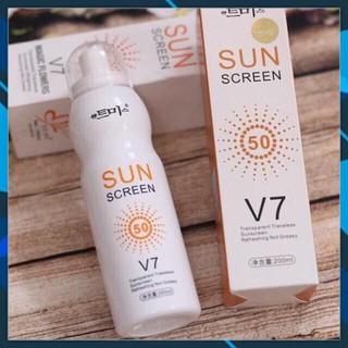 [Xả Kho] kem chống nắng dạng xịt v7