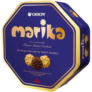 BÁNH QUY HOA BƠ MARIKA ORION HỘP THIẾC 252G