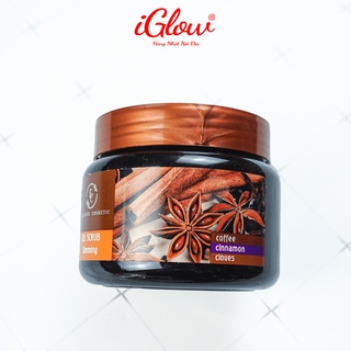 Tẩy da chết chiết suất quế hồi và cafe làm săn chắc làn da Nga 380ML