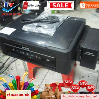 Máy in phun màu cũ đa năng Epson L365 L360 L350 L351 L380 L385 In màu in đen trắng Photocopy Scan màu