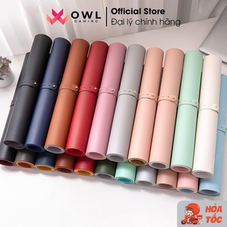 Lót chuột, deskpad bằng da cao cấp 2 mặt (80x40cm) - Thảm trải bàn chống nước, nhiều màu sắc