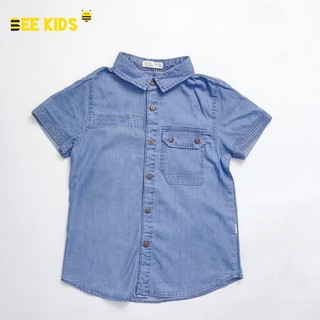 Quần Ngố Bee Kids Cạp Chun Túi Mài Rách In Chữ Cho Bé Trai (7 - 12 Tuổi) 8AJ01672CX