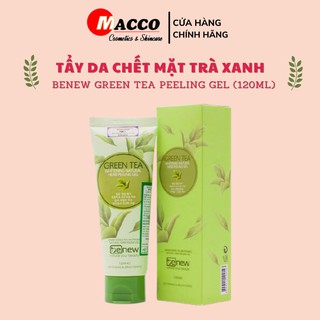 Tẩy Tế Bào Da Chết Chiết Xuất Trà Xanh Hàn Quốc Benew Green Tea Peeling Gel (120ml)