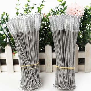 Sét 1000 Que chổi inox xoắn cọ rửa ống hút bình nước dây ống nhỏ