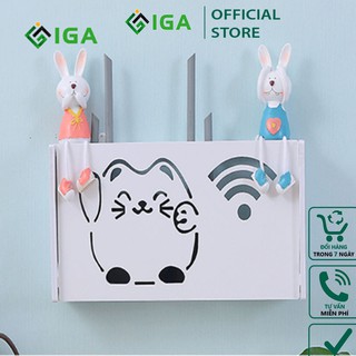 KỆ TREO WIFI CON MÈO ,CHỮ LOVE IG346