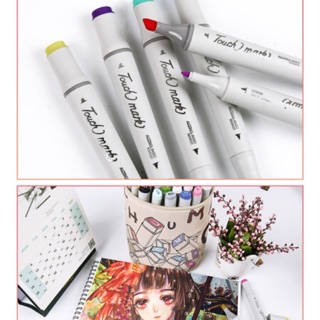 [ Rẻ Nhất ] Màu vẽ Touchmark 2 ngòi hộp 30/40/60/80/168/204 màu