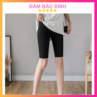 Quần Legging Ngố Lưng Thun Hai Chiều Siêu Co Dãn