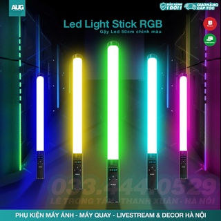Led Light Stick RGB - Gậy Led 50cm chỉnh màu, độ K, Nháy đèn thông minh - AUG Camera &amp; Decor Hà nội