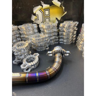 Đầu nối cổ bô, đầu bắt cổ bô CNC nhôm phi 27, phi 32 thông dụng