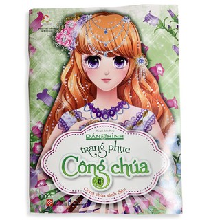 Sách - Dán hình trang phục công chúa