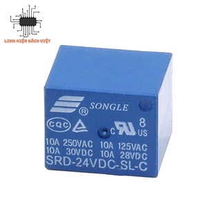 Relay 24V 10A 5 chân chất lượng tốt