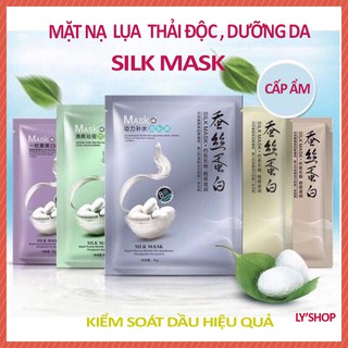 Mặt nạ giấy tơ tằm Mask mặt nạ dưỡng da cấp ẩm thải độc mặt nạ nội địa trung [LYSHOP] A49