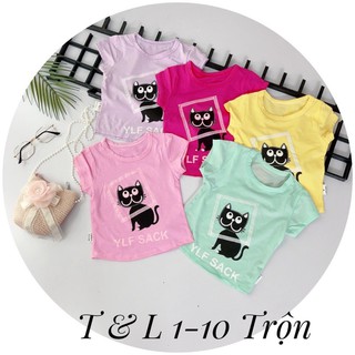 {8-12kg} Áo cộc tay bé gái chất cotton 4c đẹp - nhiều mẫu