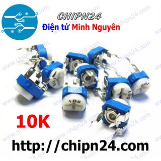 [5 CON] Biến trở cúc áo RM065 10K (103) (Biến trở tam giác)