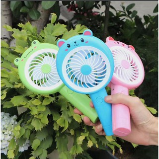 quạt để bàn mini, quạt cầm tay mini hình thú