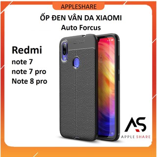 Ốp lưng Xiaomi Dẻo Vân Da đen Redmi note 7/ 7 pro /9C/9A/note 10/10s/11 4G/ 8 pro chống bám vây tay