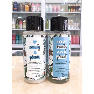 Dầu Gội - Dầu Xả Love Beauty And Planet Hương Dừa Giúp Tóc Bồng Bềnh Thái Lan 400ml