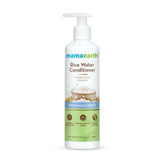 Dầu xả tinh chất gạo và Keratin làm mượt và giảm rụng Mamaearth 250ml