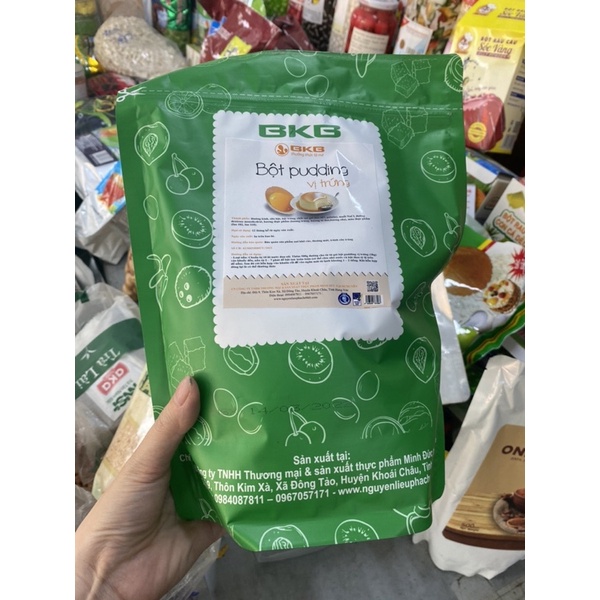 bột  bkb pudding  trứng 1kg