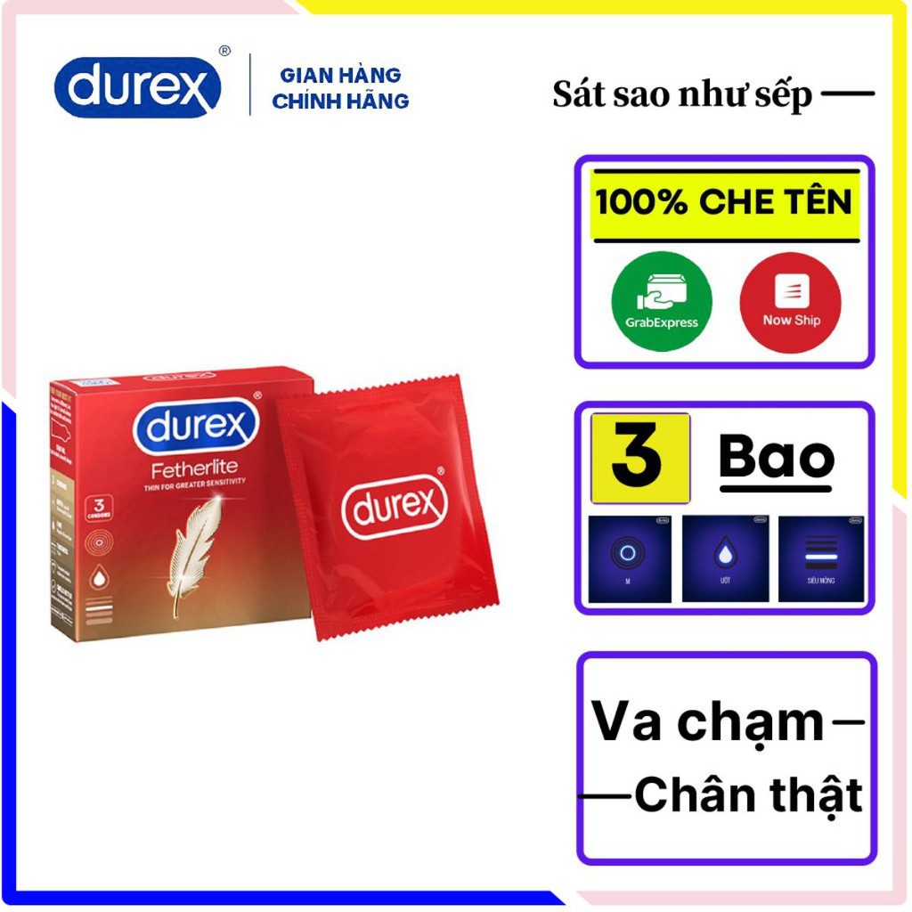 Bao cao su Durex Fetherlite