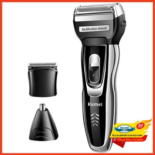 Cạo râu kiêm Tông đơ cắt tóc cắt lông mũi Kemei KM-5558