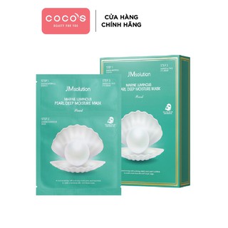 [Mã COSCOCOT4 -8% đơn 250K] Mặt Nạ Trắng Da Ngọc Trai Jm Solution Marine Luminous Pearl Deep Moisture Mask 30ml