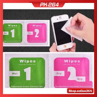 Bộ lau giấy lau màn hình điện thoại, ipad, kính, Máy tính bảng, ống kinh...