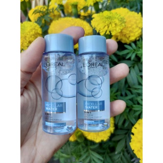 Bộ 2 nước tẩy trang tươi mát 3-trong-1 L'Oreal Paris Micellar Water 30ml x 2