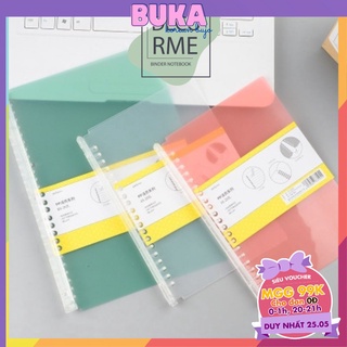 A5 B5 Thanh còng nhựa set bìa nhựa phụ kiện làm sổ còng sổ planner Kingdecor