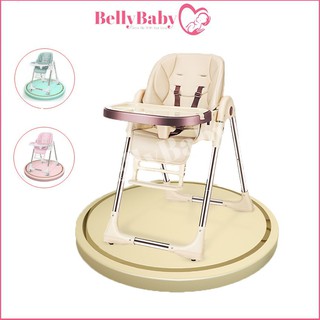 Ghế Ăn Dặm BellyBaby BBLux01 Và Bellybaby BB105 Trang Bị Bánh Xe, Gấp Gọn - Điều Chỉnh Tư Thế Đa Dạng