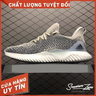 (FREE SHIP + HỘP + QUÀ) Giày thể thao sneaker nam nữ ALPHABOUNCE Beyond 2018 Grey black Xám muối tiêu
