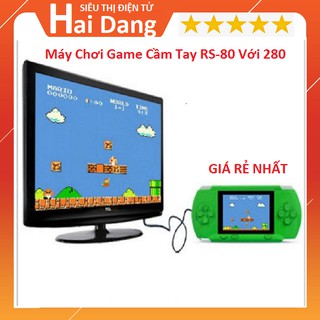 Máy Chơi Game Cầm Tay RS-80 Với 280 Trò Chơi-Tặng Kèm Thẻ Chơi Game 20 In 1
