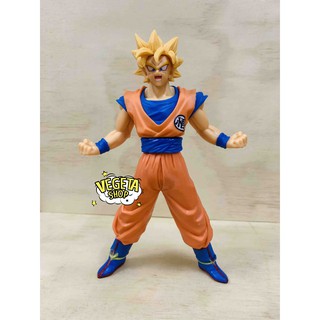 Mô hình Dragon Ball Z - Mô hình Songoku Son Goku Super Saiyan SSJ - Goku tóc vàng vận nội công - Cao 18cm