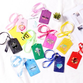 Bao đựng thẻ twice wanna one exo BTPI29 bao thẻ PU dễ thương cute hoạt hình kpop idol thần tượng