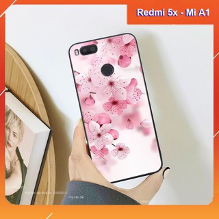 Ốp lưng Xiaomi REDMI 5X / MI A1 hình hình hoa, thiên nga, đẹp thời trang - CAO CẤP - SANG TRỌNG