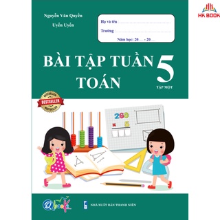 Sách - Bài Tập Tuần Toán 5 - Tập 1 (1 cuốn)