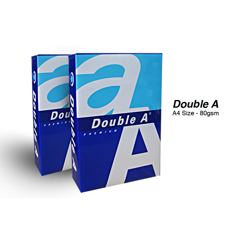 GIẤY A4 DOUBLE A 80 GSM