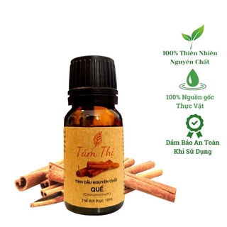 Tinh Dầu Quế Tấm Thị Thiên Nhiên Nguyên Chất 100% Lọ 10Ml Giúp Thơm Phòng Đuổi Muỗi Khử Mùi