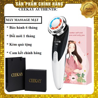 Máy massage mặt cầm tay ion hai ánh sáng