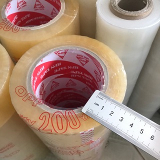 Băng keo trong/đục 5F 200Ya - 1.8kg/cây (6 cuộn)