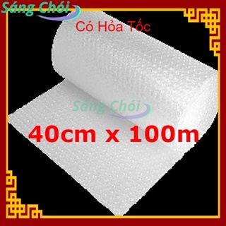 [40cm x 100m] Cuộn Bóng Khí Xốp Hơi Bọc Hàng Xốp Bọt Khí Bọc Hàng Màng Xốp Bóp Nổ Cuộn Bong Bóng Khí Màng Xốp Bong Bóng